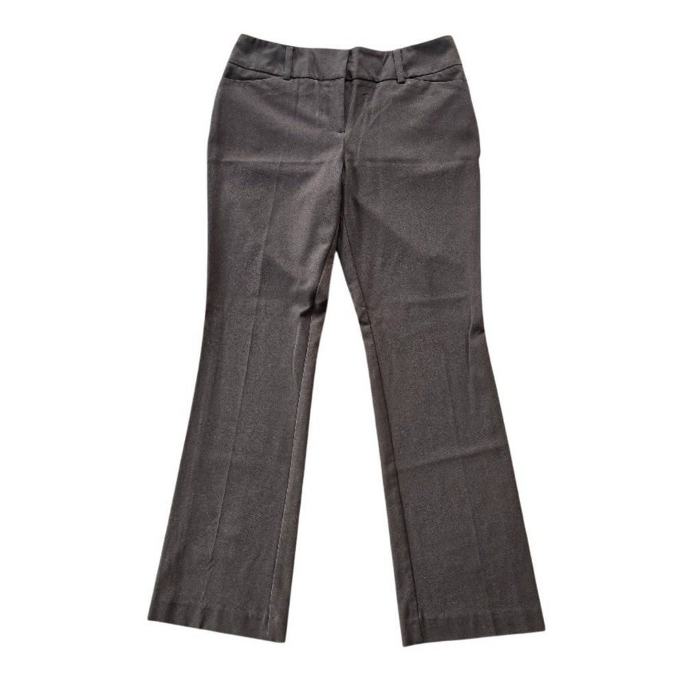 New York & Company 7th Avenue Bootcut Dress Pants Womens 10 Brown Career Office